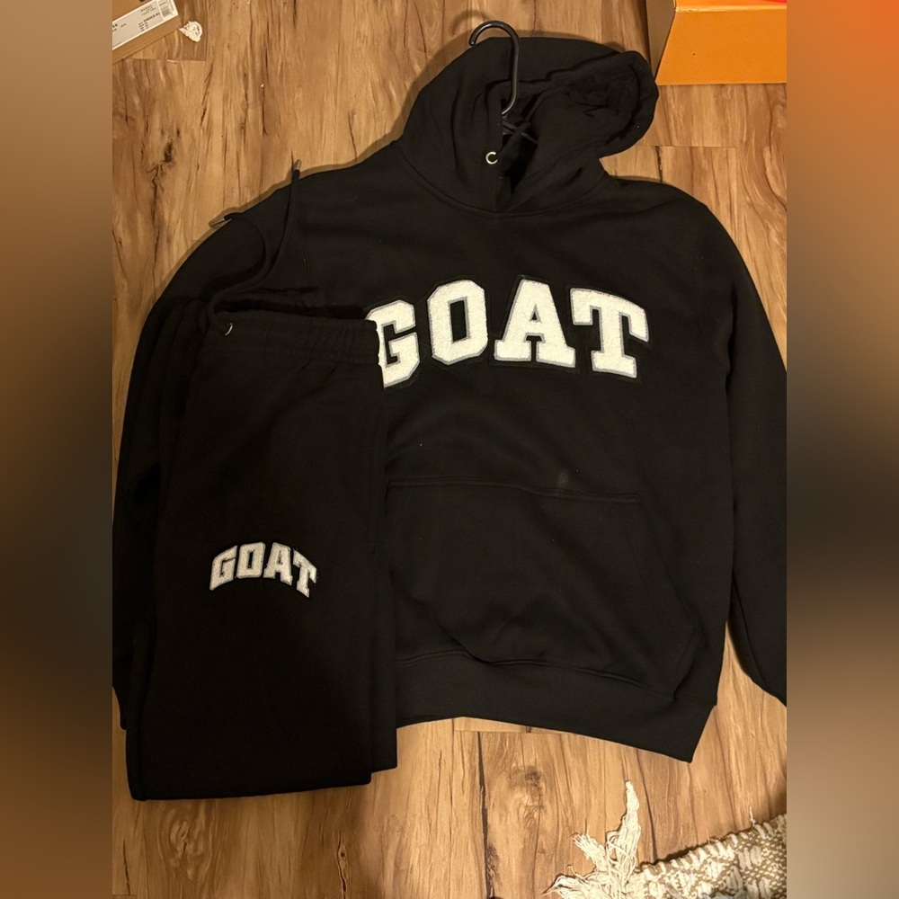 Goat hoodie and sweats